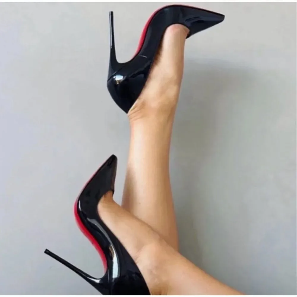 Christian Louboutin So Kate 120 Black Patent Leather Pumps High Heels Women’s 39